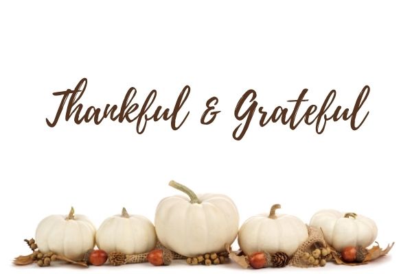 November Thankful & Grateful
