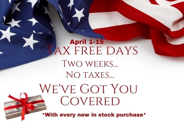 April 1-15 Two Weeks Tax Free